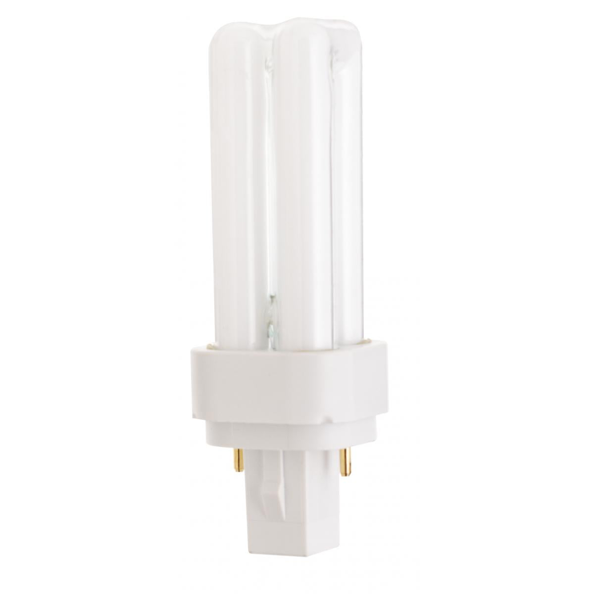Satco S6724 CF18DD/841/ECO 18 Watt pin-based Compact Fluorescent 4100K 82 CRI G24d-2 base