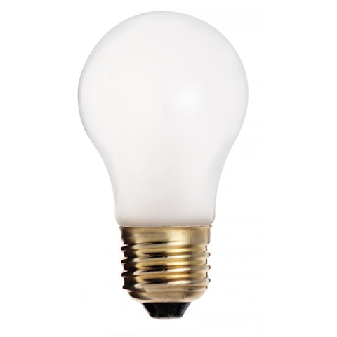 Satco S6811 40A15/FROST/TF/HT 40 Watt A15 Incandescent Frost 2500 Average rated hours 280 Lumens Medium base 130 Volt Teflon Shatter Proof