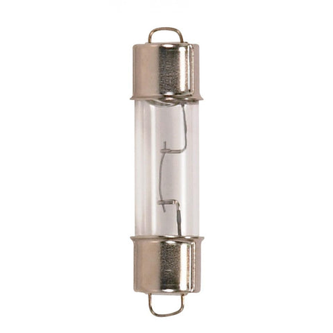 Satco S6906 211-2 12.42 Watt miniature Festoon 1000 Average rated hours DE Cap base 12.8 Volt