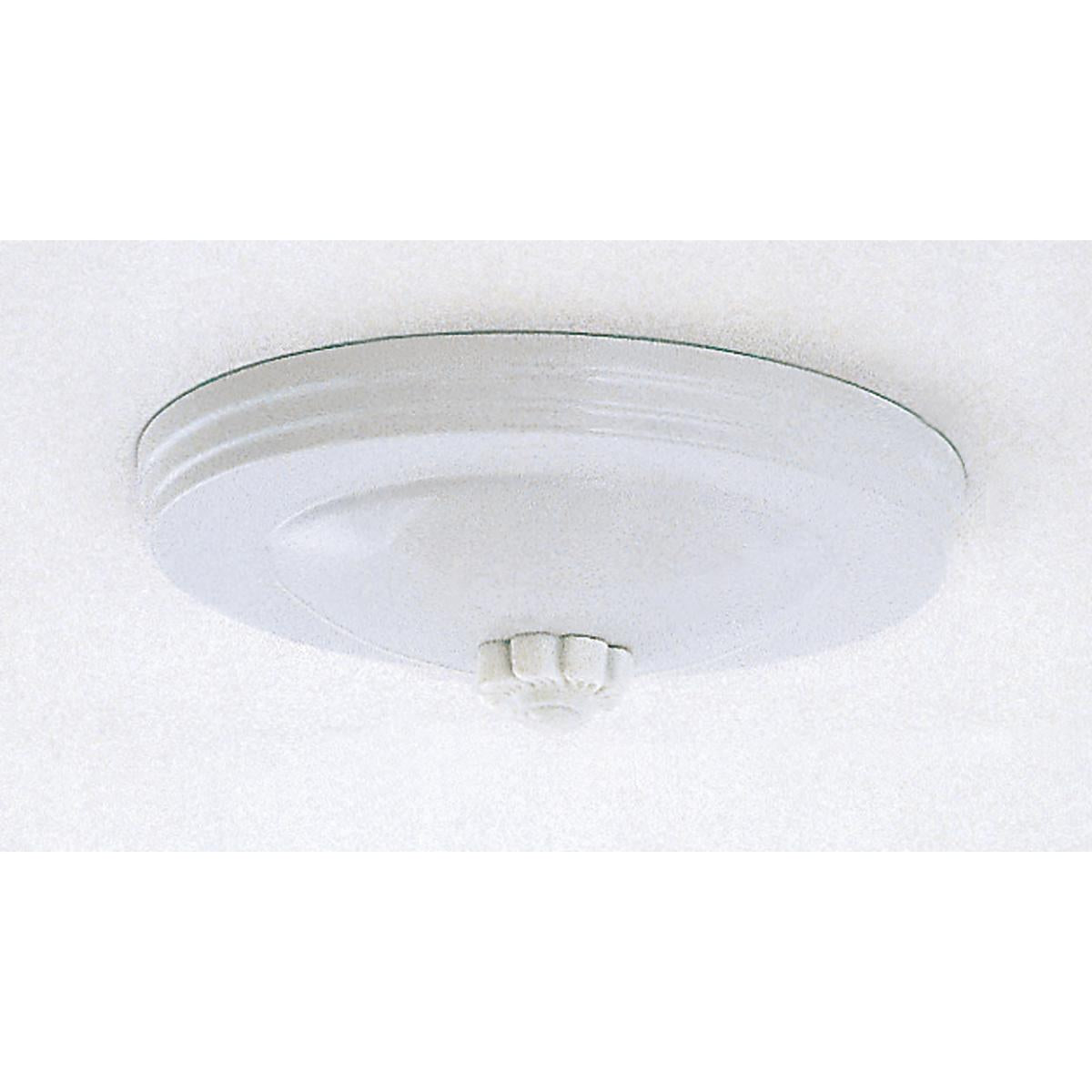 Satco S70-045 Blank Up Canopy Kit White Finish