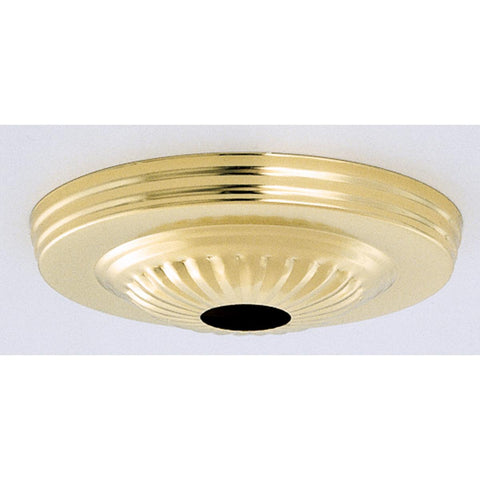 Satco S70-197 Ribbed Canopy Kit White Finish