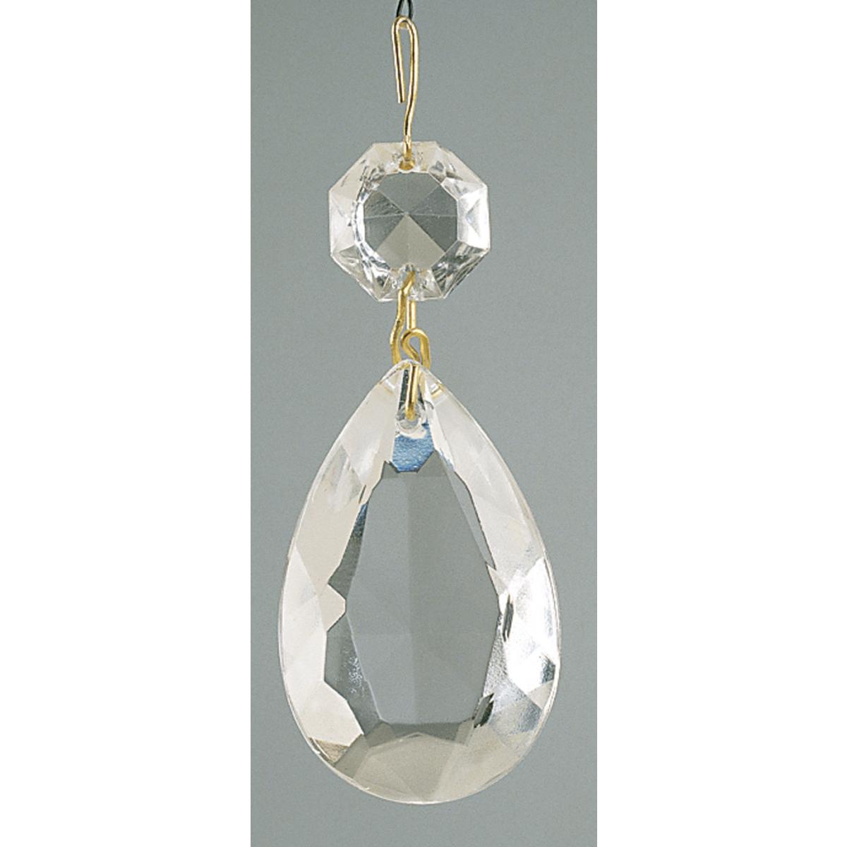 Satco S70-300 5 Crystal Prisms 1-1/2"