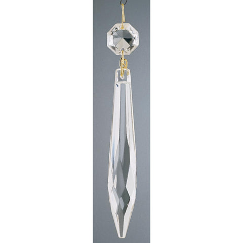 Satco S70-312 5 Clear Crystal Prisms 3 in. 5-Card