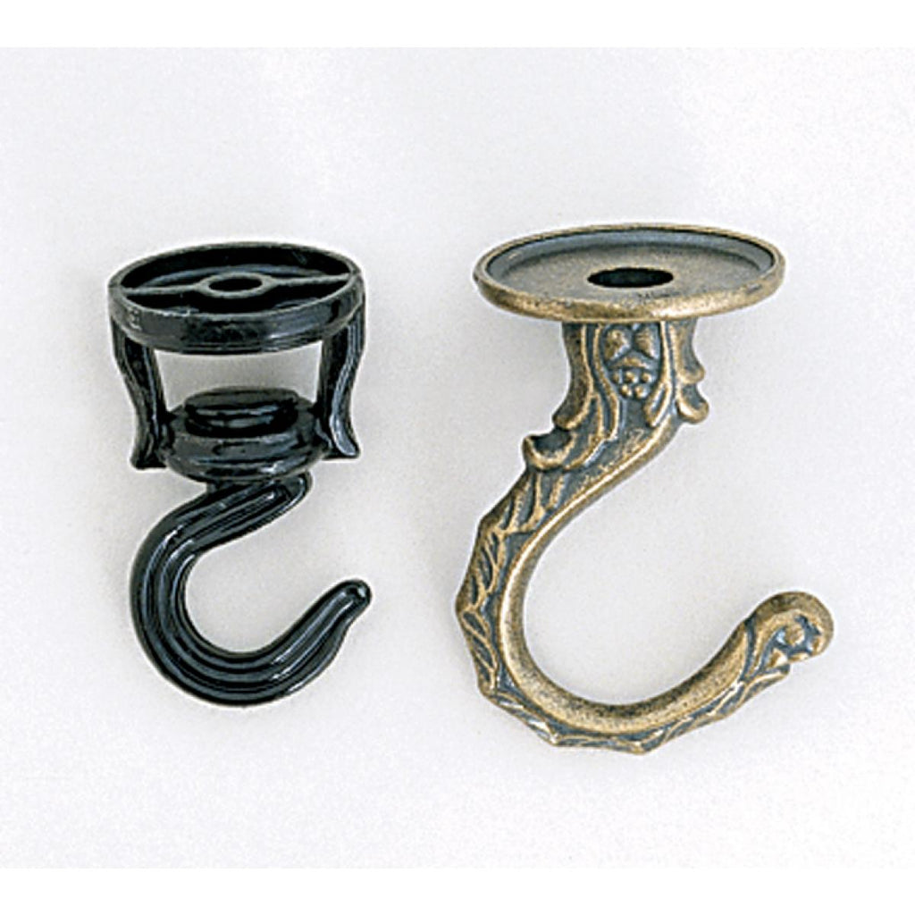 Satco S70440 Large Hook Set Brass Finish Payless4Lighting