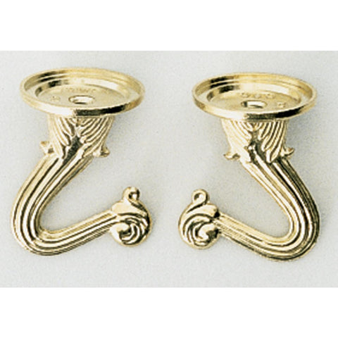 Satco S70-456 Double Hook Set Chrome Finish