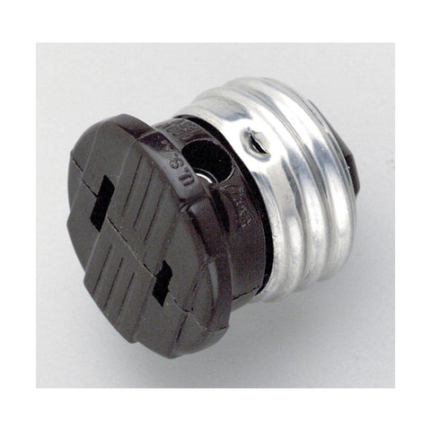 Satco S70-545 Bakelite Socket Adapter Brown Finish