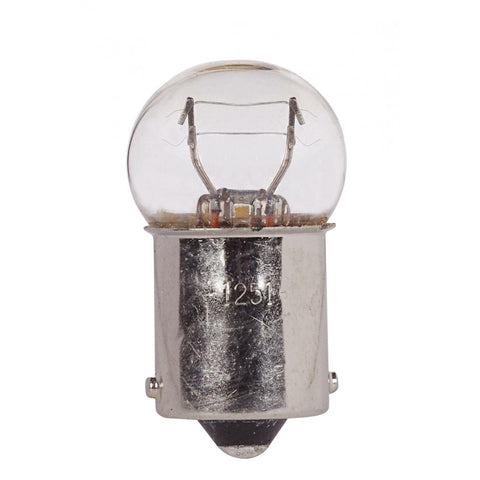 Satco S7057 1251 6.4 Watt miniature G6 2000 Average rated hours Bayonet Single Contact Base 28 Volt