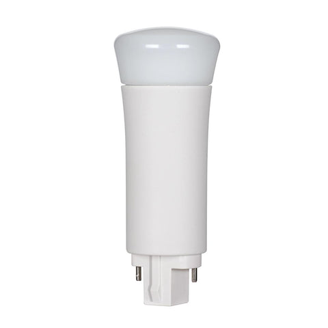Satco S8539 9WPLV/LED/850/BP/2P 9 Watt LED PL 2-Pin 5000K 1000 Lumens G24d base Vertical Type B Ballast Bypass