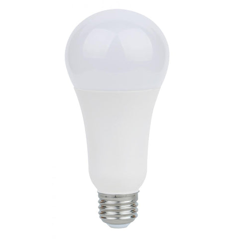 Satco S8545 5/15/21A21/3-WAY/LED/50K 5 Watt/15 Watt/21 Watt A21 LED 3-way Frosted 5000K Medium base 120 Volt