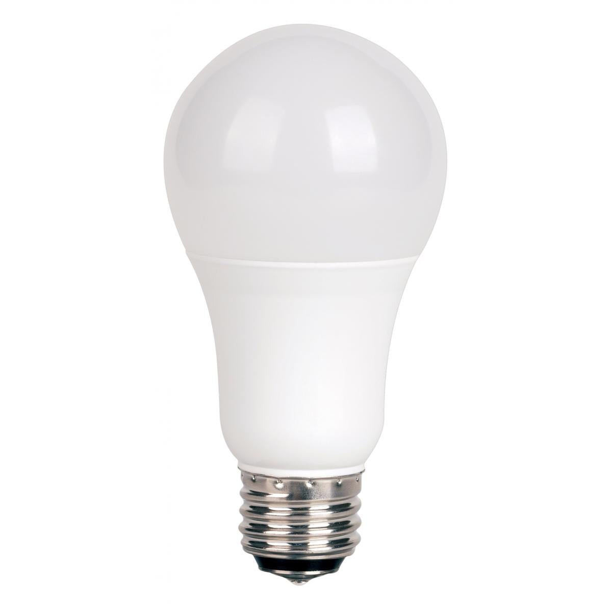 Satco S8571 3/9/12A19/3WAY LED/3000K/90CRI 3 Watt/9 Watt/12 Watt A19 LED 3-way Frosted 3000K Medium base 120 Volt