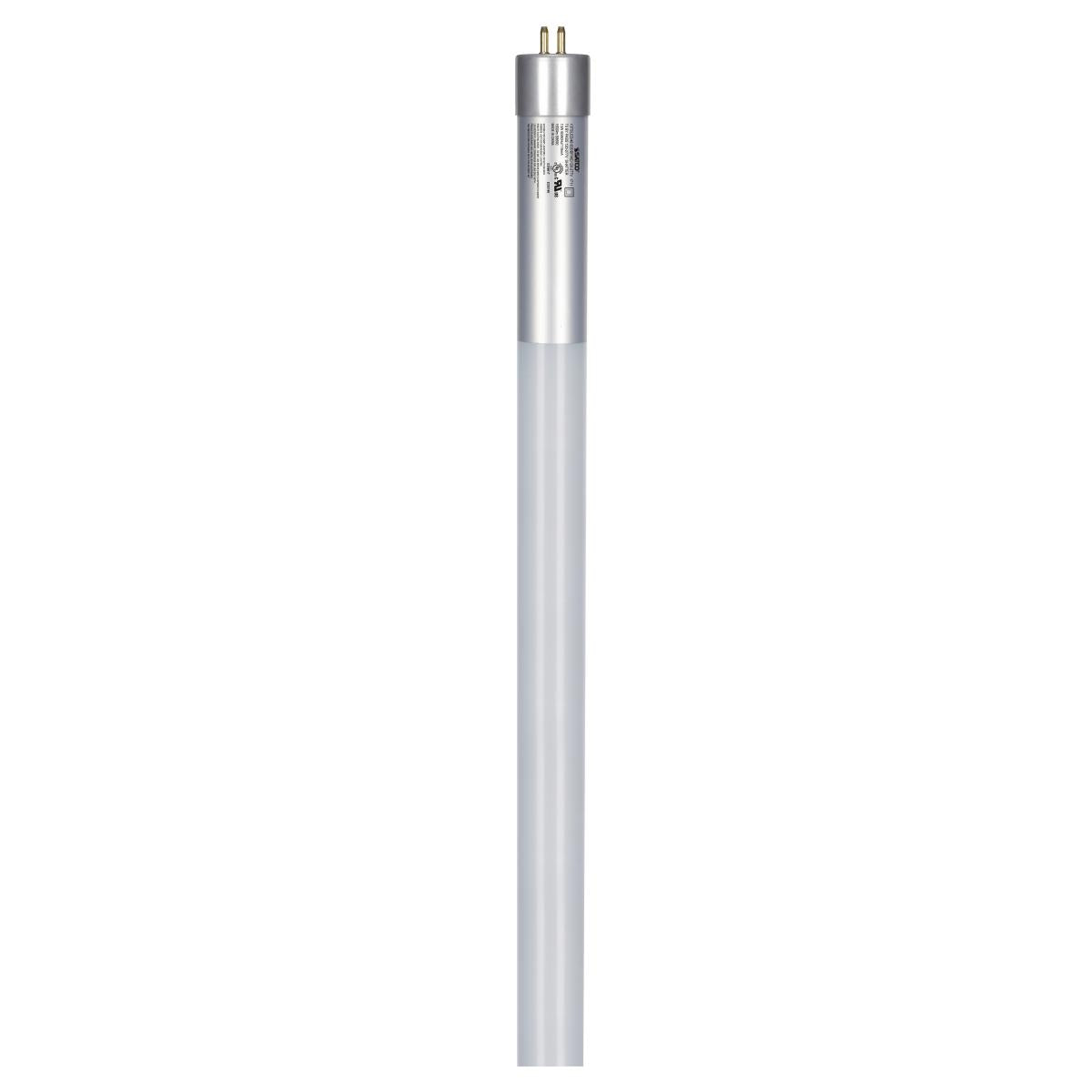 Replacement for Satco S8690 13 Watt T5 LED Miniature bi-pin base 3500K 120-277 Volt Type B Ballast Bypass Single Ended Wiring