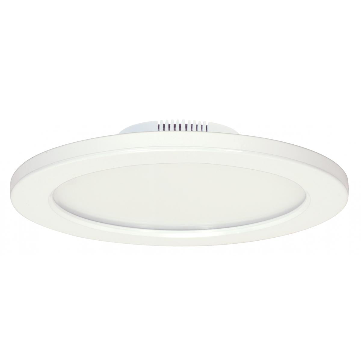 Satco S9882 12W/LED/7"FLUSH/3K/WH/SL 12 watt 7" Flush Mount LED Fixture 3000K White finish 120/277 volts