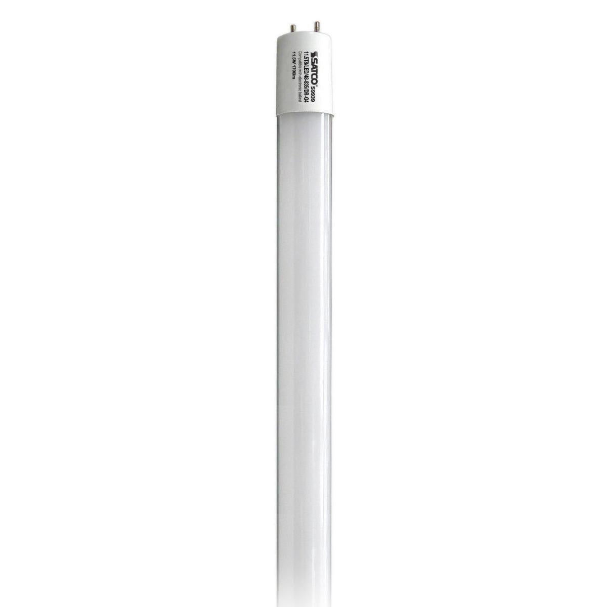 Replacement for Satco S9939 11.5T8/LED/48-835/DR-DM 11.5 Watt T8 LED Medium bi-pin base 3500K 1700 Lumens