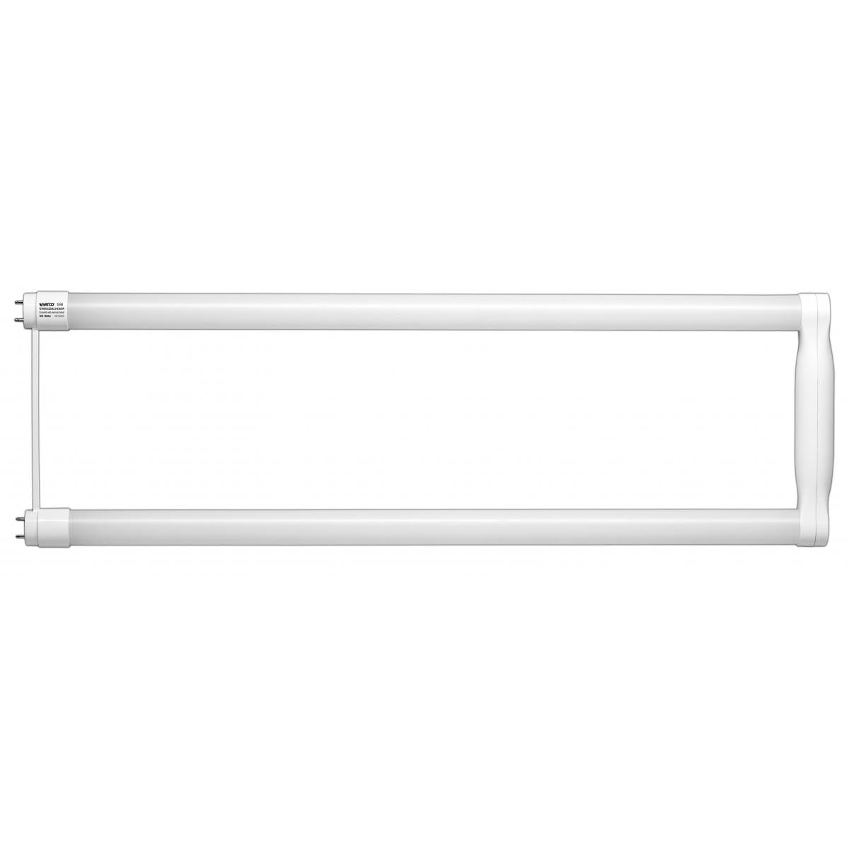 Replacement for Satco S9996 11.5T8U6/LED/22.5-840/DR 11.5 Watt T8 U-Bend LED Medium bi-pin base 1800 Lumens 4000K Type A Ballast dependent