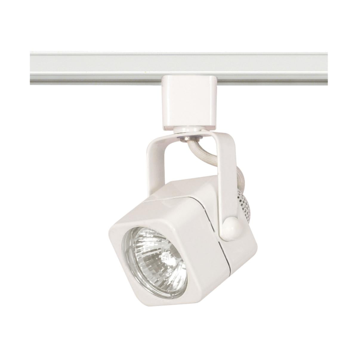 Satco TH312 1 Light - MR16 - 120V Track Head - Square - White Finish