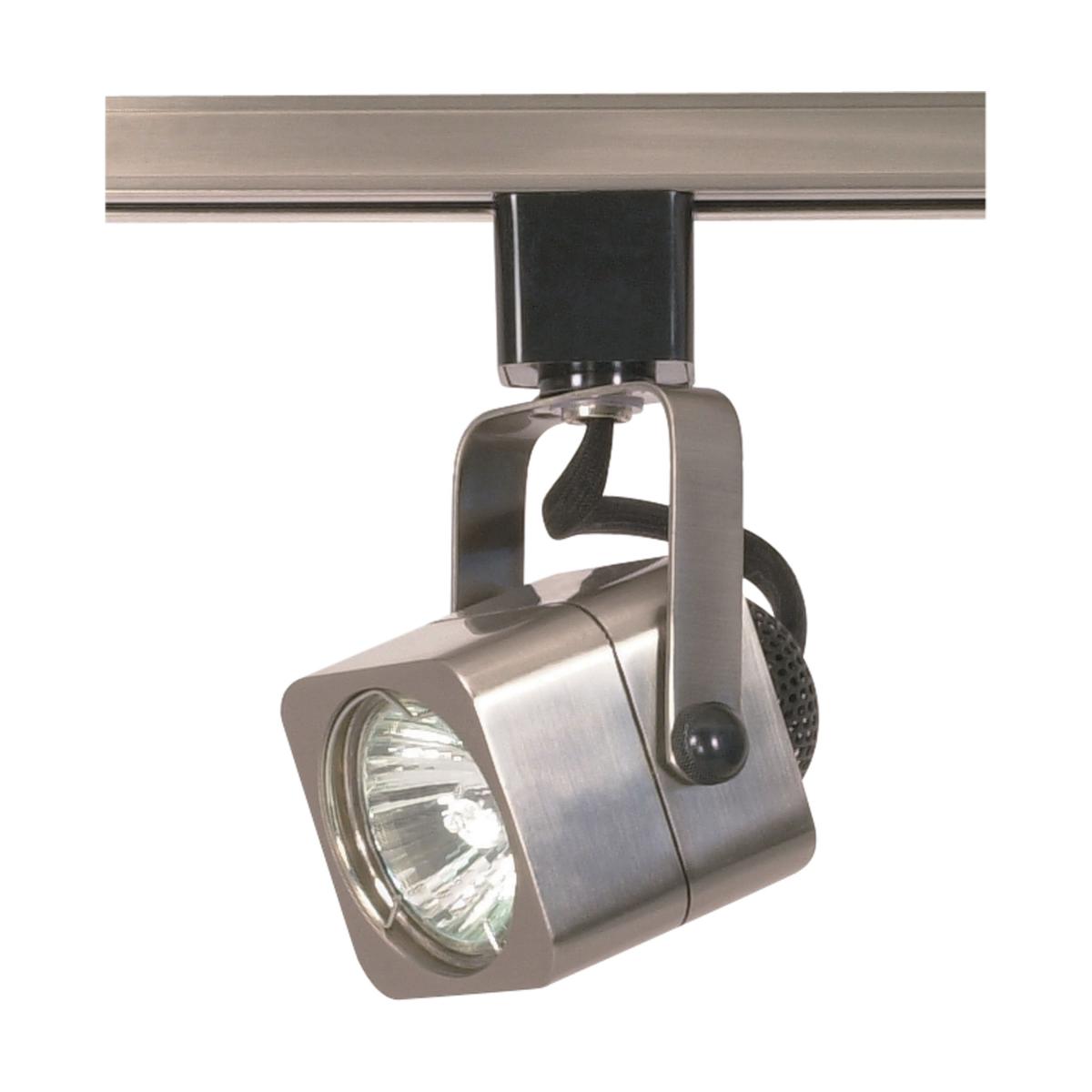 Satco TH314 1 Light - MR16 - 120V Track Head - Square - Brushed Nickel Finish