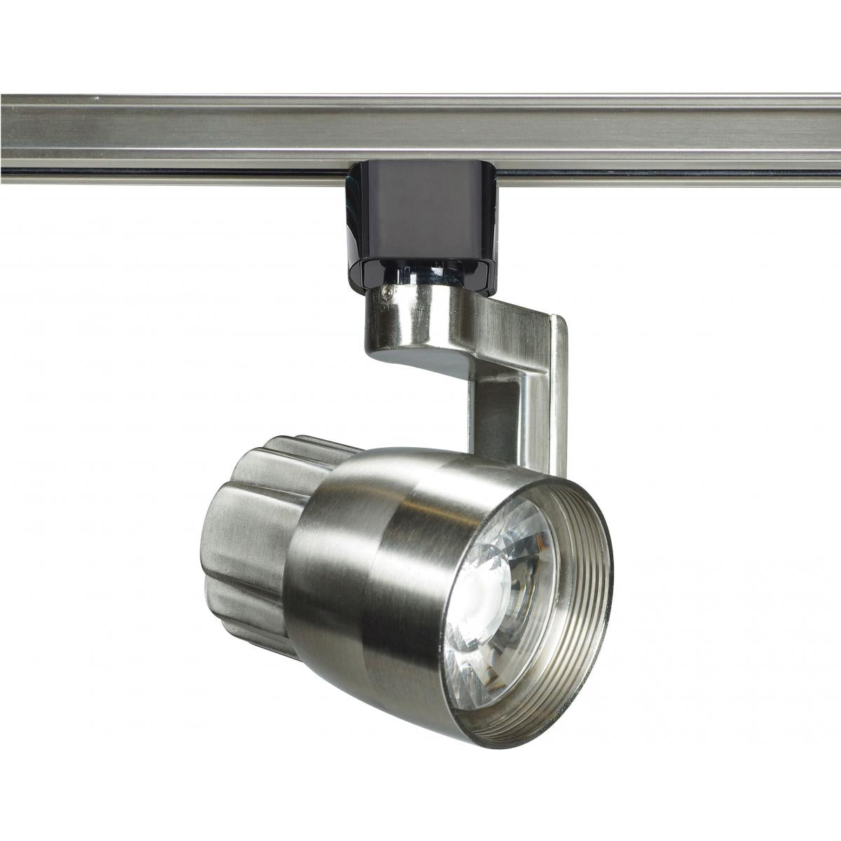 Satco TH425 1 Light - LED - 12W Track Head - Angle arm - Brushed Nickel - 24 Deg. Beam