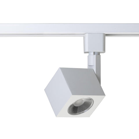 Satco TH463 1 Light - LED - 12W Track Head - Square - White - 36 Deg. Beam