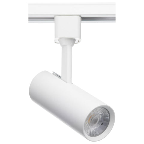Satco TH601 10 Watt; LED Commercial Track Head; White; Cylinder; 24 Degree Beam Angle