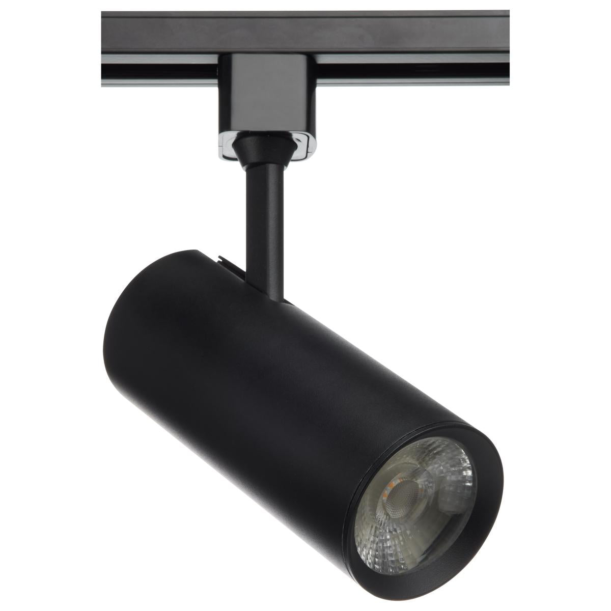 Satco TH612 20 Watt; LED Commercial Track Head; Black; Cylinder; 24 Degree Beam Angle