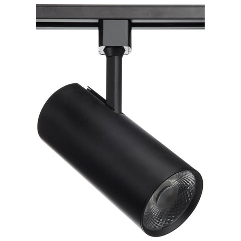 Satco TH622 30 Watt; LED Commercial Track Head; Black; Cylinder; 24 Degree Beam Angle