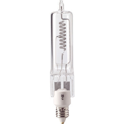 Plusrite 3456 JD100/CL/E11 100W JD E11 120V Mini Candelabra Base Halogen