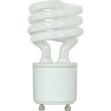 Satco T2 GU24 Base Mini Spiral 4100K CFL - S8208