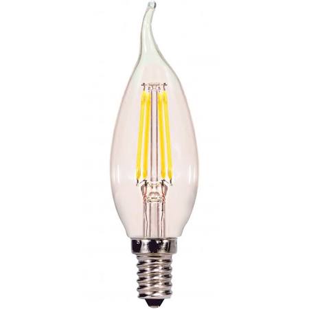 Replacement for Satco S9867 3.5CFC/LED/CL/50K/120V LED 4W 5000K CA11 E12 Base - NOW S29867
