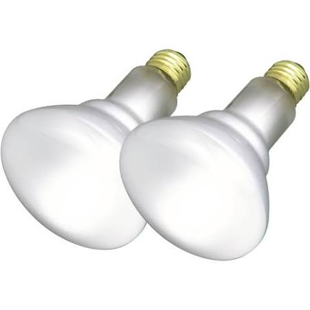 Satco S2817 65BR30/FL/2PK Medium Base Incandescent 65 Watt BR30 - 2 Pack