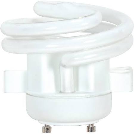 Satco S8227 13T2/SQUAT/GU24/2700K/120V 13W GU24 2700K Mini Spiral REPLACES MLS13GUSWW