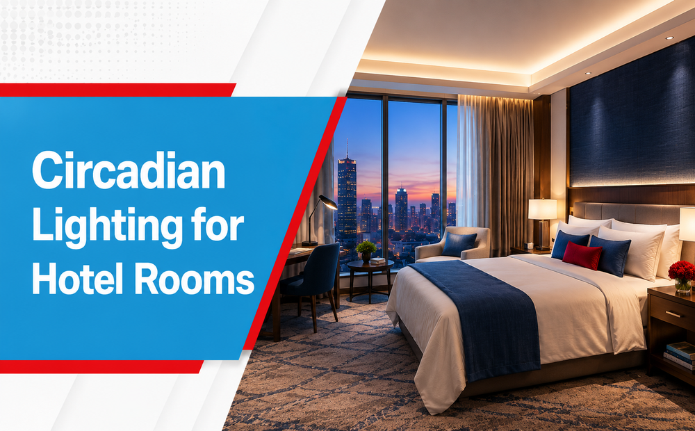 Circadian Lighting for Hotel Rooms