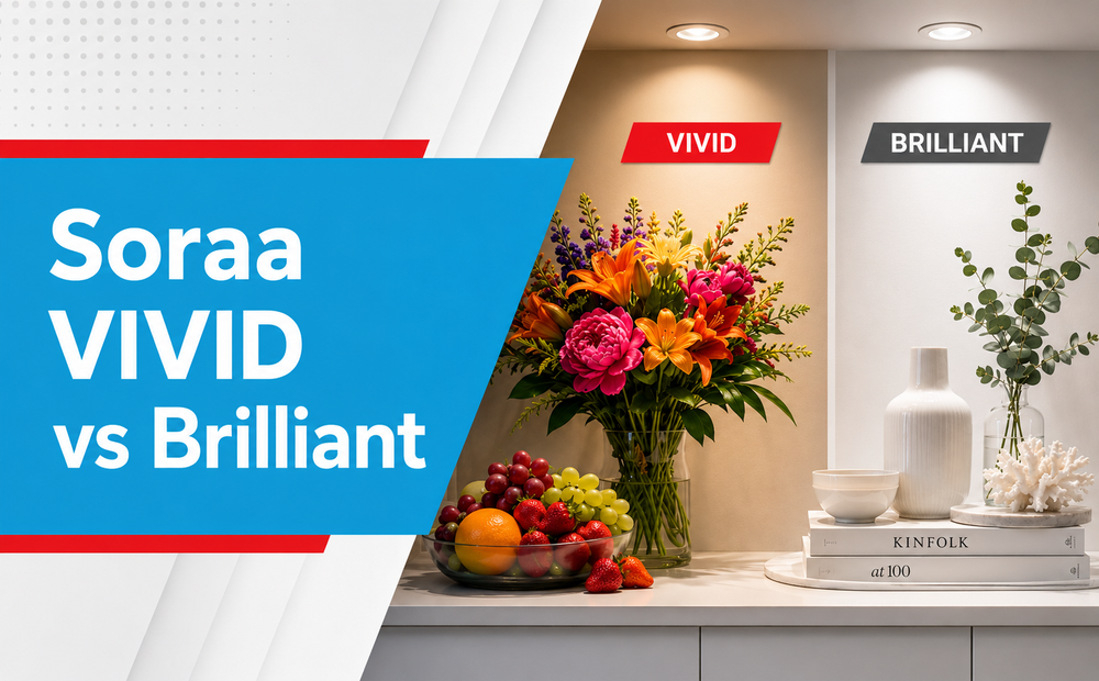 Soraa Vivid vs Brilliant