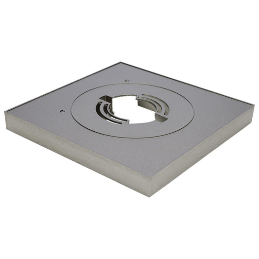 Satco 25-1727 BLINK Pro Square Collar 9 Inch Brushed Nickel Finish