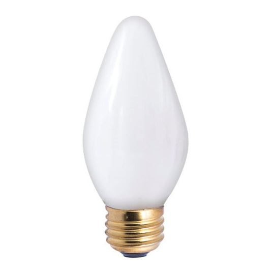 Satco S3364 25F15/W 25W F15 White Medium Base