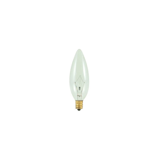 Bulbrite 400025 25CTC/32/3 25W B10 130V Clear Torpedo