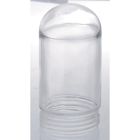 Satco 50-919 Clear Glass Jelly Jar 3.34 inch Diameter 3-11/64 inch Screw Fitter 6-15/16 inch Height