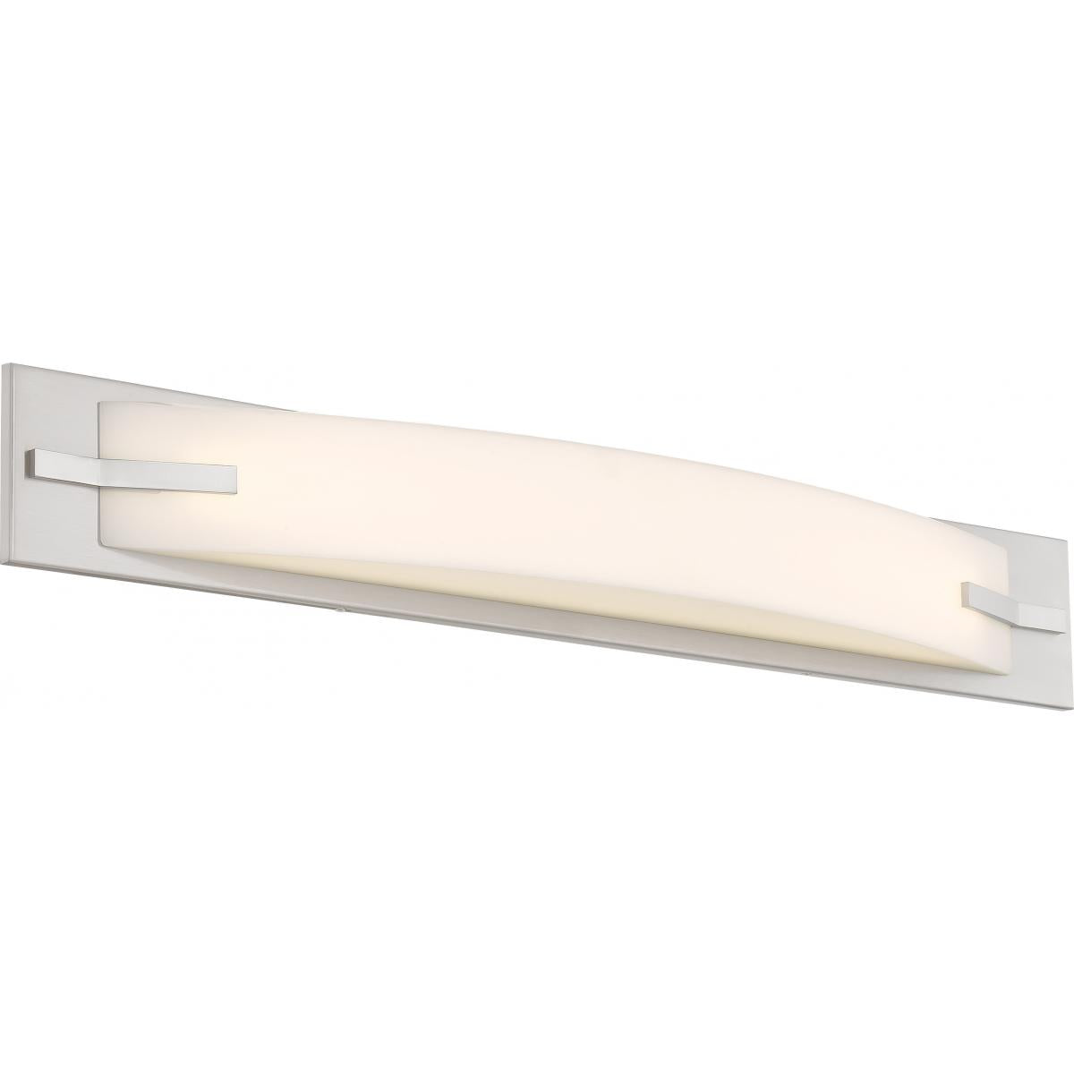 Satco 62-1082 Bow LED 31 in. Vanity Fixture Brushed Nickel Finish