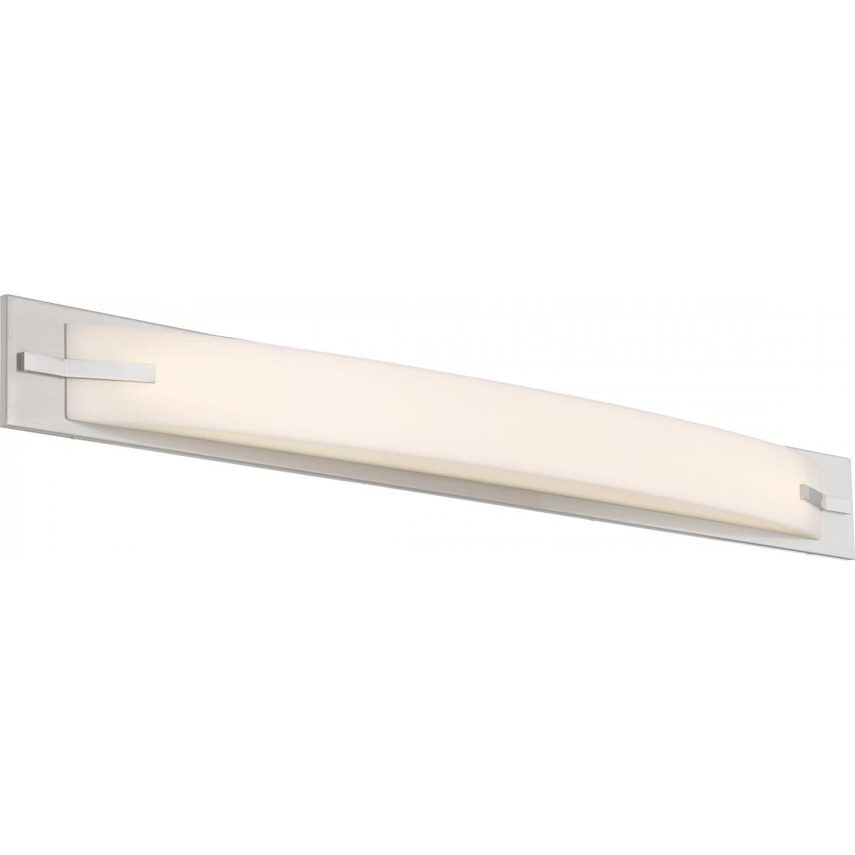 Satco 62-1083 Bow LED 43 in. Vanity Fixture Brushed Nickel Finish
