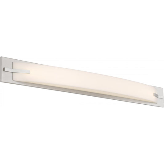Satco 62-1083 Bow LED 43 in. Vanity Fixture Brushed Nickel Finish