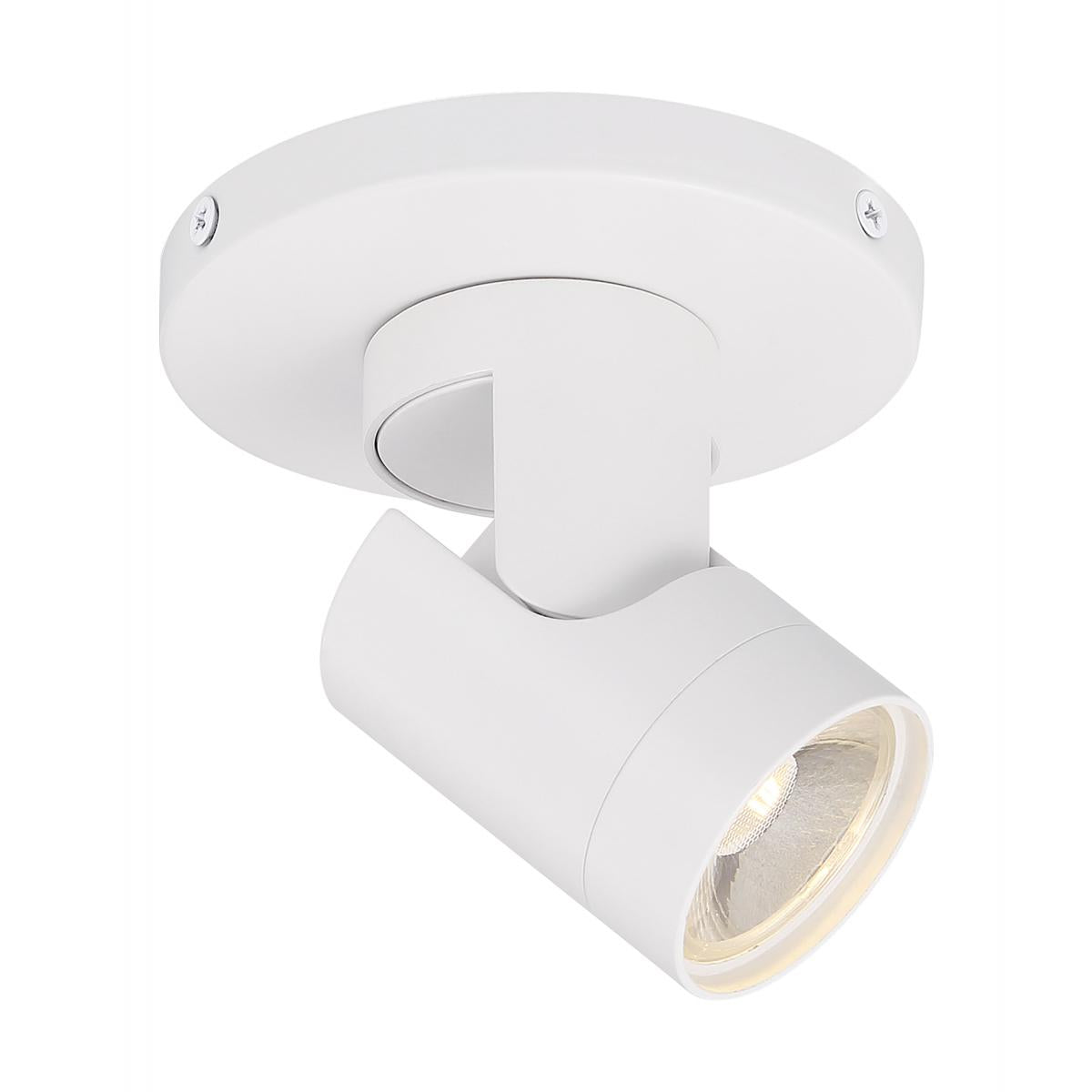 Satco 62-1106 12 Watt LED White Barrel Monopoint 3000K 36 deg. Beam Angle