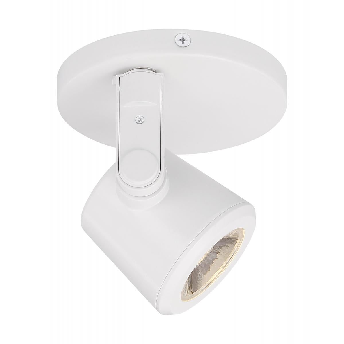 Satco 62-1108 12 Watt LED White Taper Back Monopoint 3000K 36 deg. Beam Angle