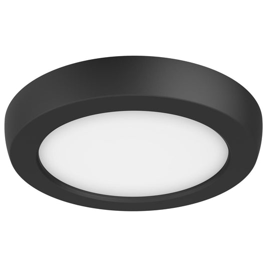 Satco 62-1701 Blink Pro - 9W 5in LED Fixture CCT Selectable Round Shape Black Finish 120V