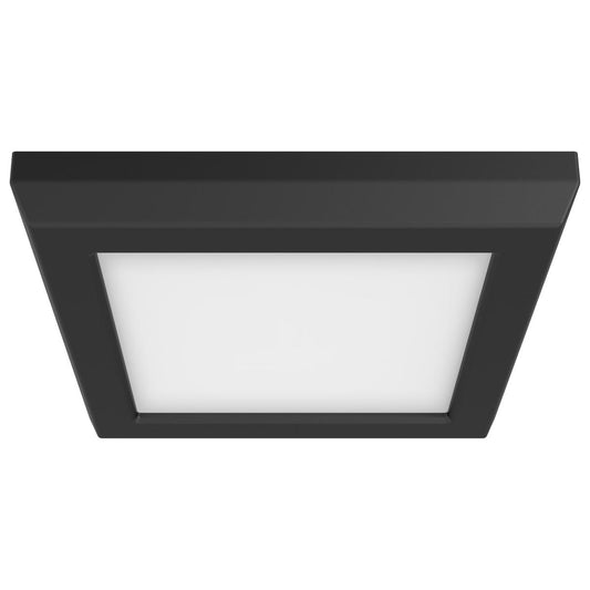 Satco 62-1705 Blink Pro - 9W 5in LED Fixture CCT Selectable Square Shape Black Finish 120V