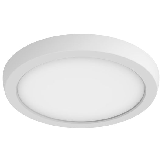 Satco 62-1710 Blink Pro - 11W 7in LED Fixture CCT Selectable Round Shape White Finish 120V