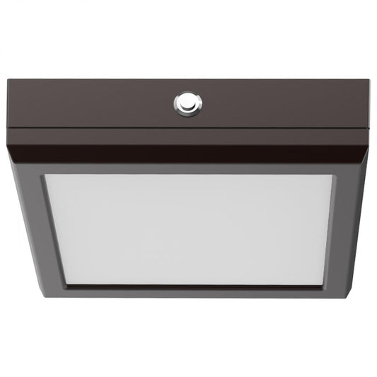 Satco 62-1716-EM Blink Pro EM Battery Backup 7 Inch Square Shape Bronze Finish