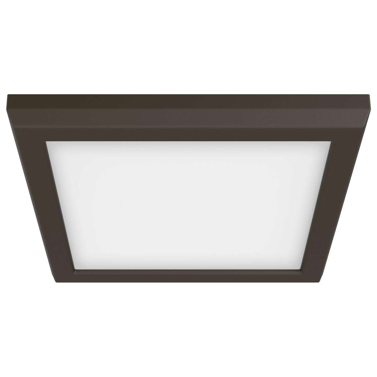 Satco 62-1726 Blink Pro - 13W 9in LED Fixture CCT Selectable Square Shape Bronze Finish 120V