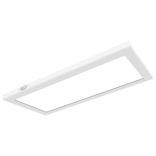 Satco 62-1773 Blink Pro Plus 24 Watt 12 in. x 24 in. Surface Mount LED CCT Selectable 90 CRI White Finish 120/277 Volt Rectangular Shape