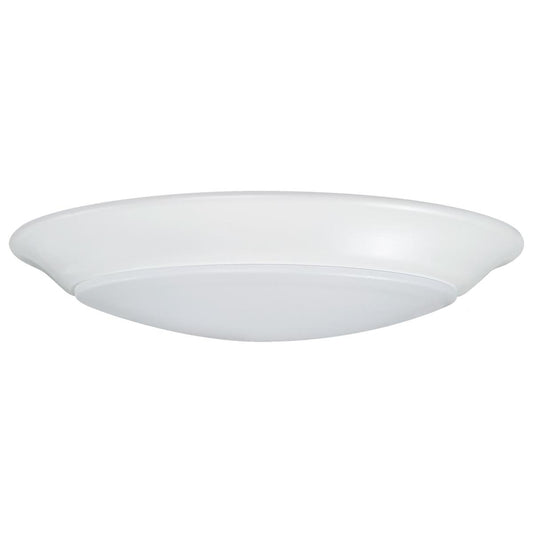 Satco 62-1800 7 inch LED Disk Light 6 Unit Contractor Pack 5-CCT Selectable 27K/3K/35K/4K/5K White Finish