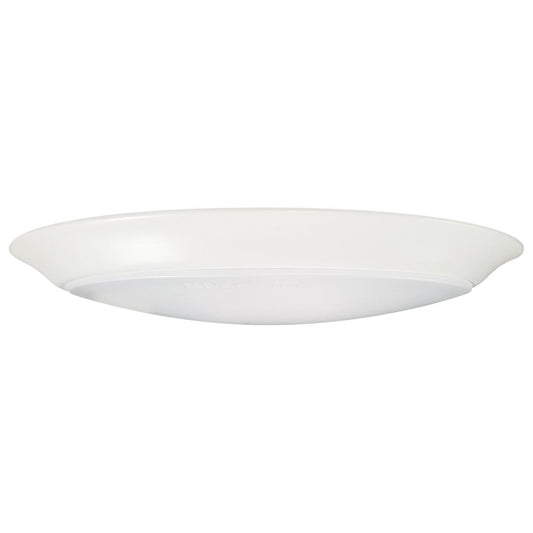 Satco 62-1815 9.5 Watt 10 Inch LED Disk Light White Finish CCT Selectable