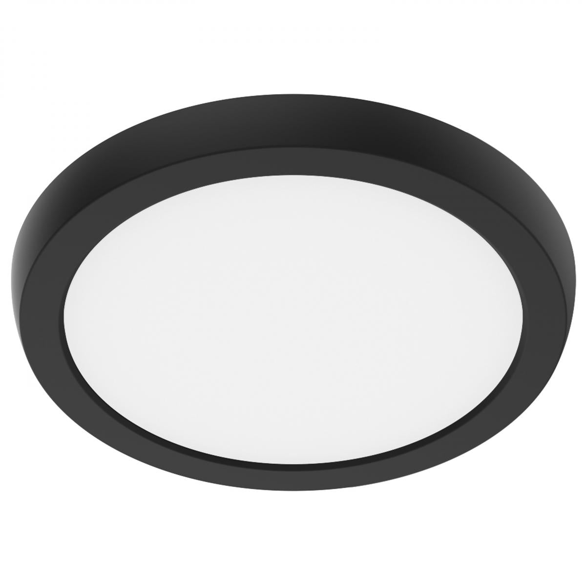 Satco 62-1911 Blink Performer - 10 Watt LED 7 Inch Round Fixture Black Finish 5 CCT Selectable